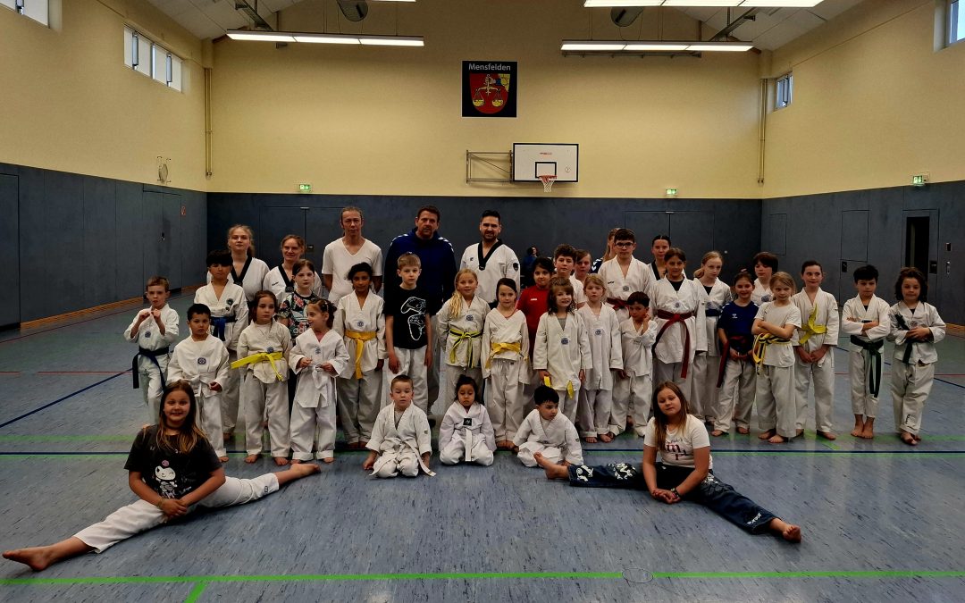 Erfolgreicher Taekwondo-Lehrgang beim TuS Mensfelden